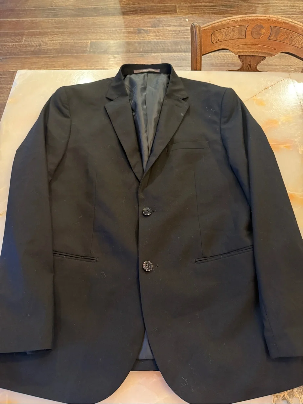 H&M Black Men's Two-Button Blazer